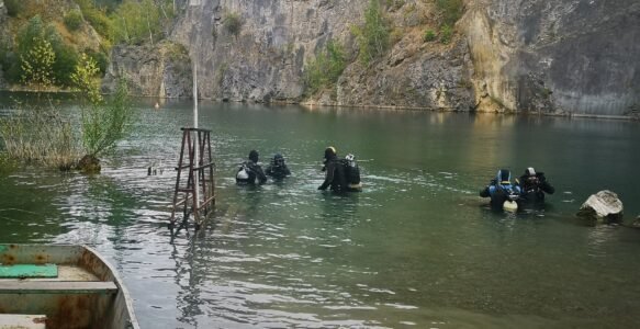 Section juniors: Plongée carrière de Floreffe